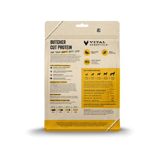 Vital Essentials Duck Bites FD Dog Treats 2 oz