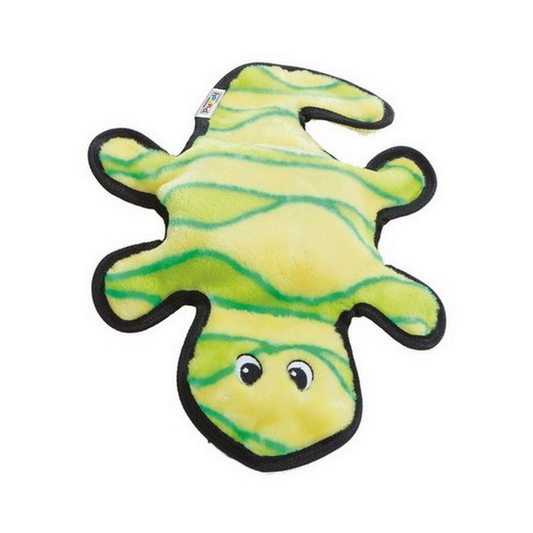 Outward Hound Invincibles Gecko Yellow/Green 2-squeaker