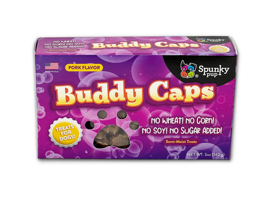 Boxed Candy DOG Treats - Buddy Caps