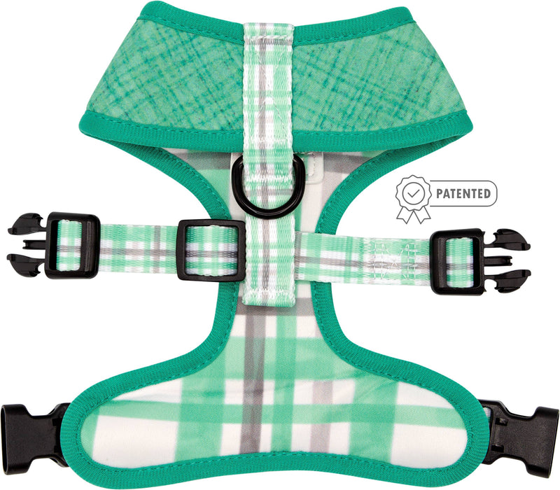 Dog Reversible Harness - Wag Your Teal: XL