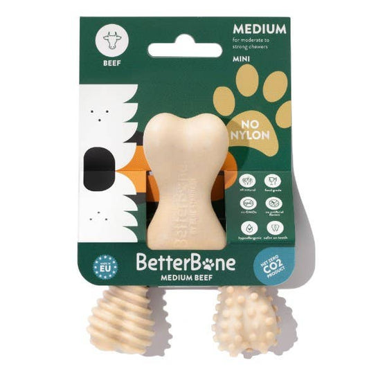 BetterBone Medium Beef Dog Chew Toy Mini