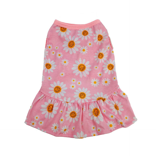 Daisy Flower Pink Dress