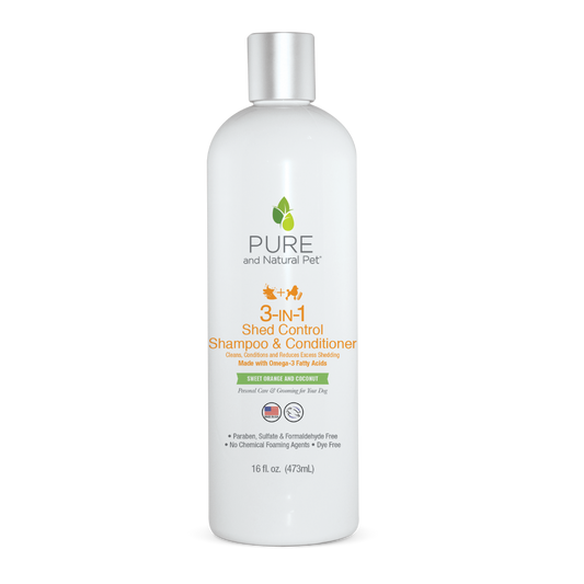 3-in-1 Shed Control Shampoo & Conditioner (Orange & Coconut)