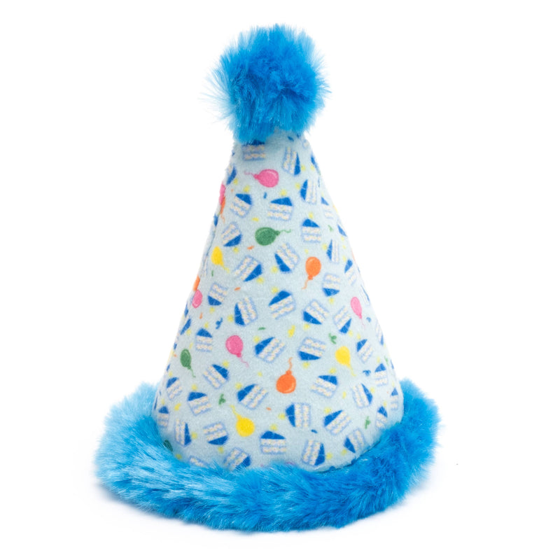 Birthday Hat Cat Toy: One Size Fits Most / Blue