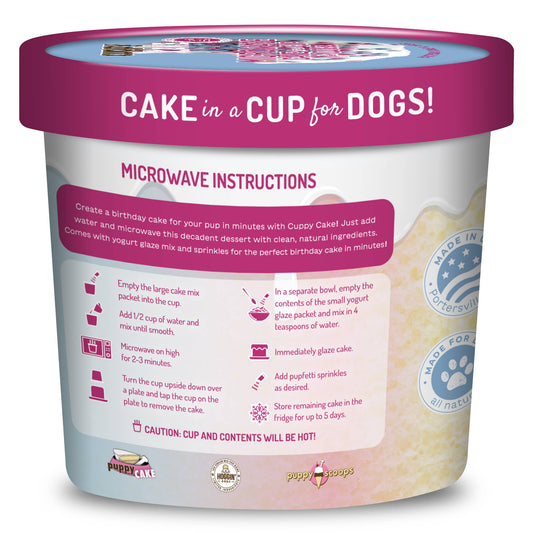 Cuppy Cake - Microwave Cake in A Cup - Birthday Cake Flavor