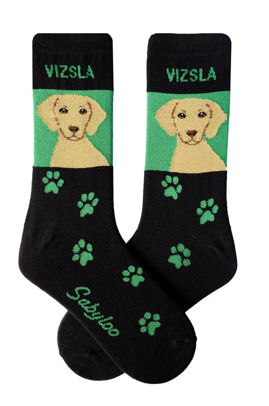 Vizsla Dog Socks: 10-13