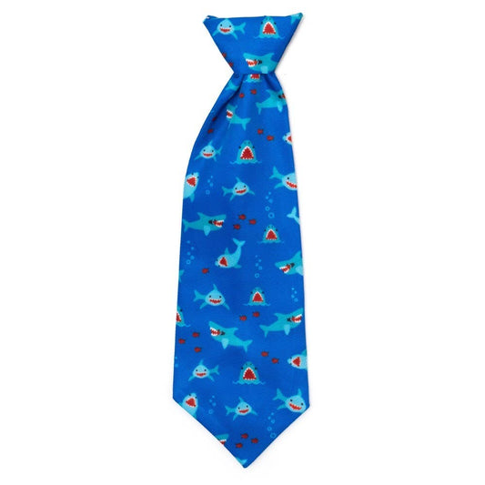 Chomp Neck Tie: Small / Blue