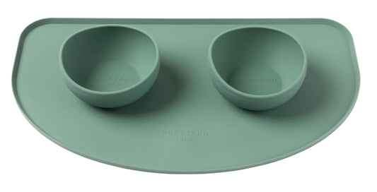 FuzzYard Life Silicone Feeding Mat Myrtle Green