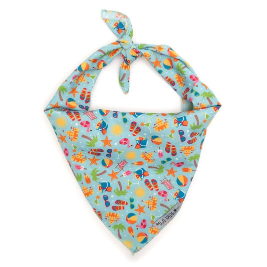 Life's a Beach Bandana: Small / Mint Green