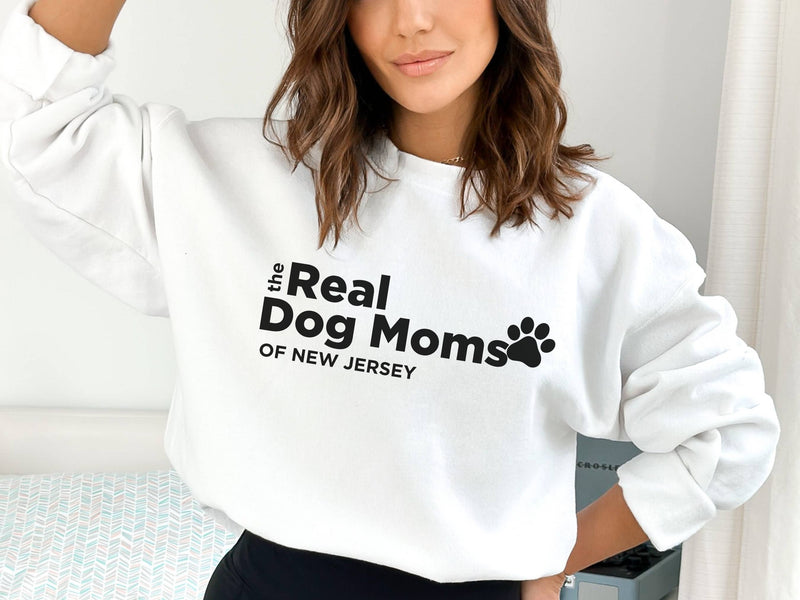 The Real Dog Moms of New Jersey Crew Neck Sweatshirt