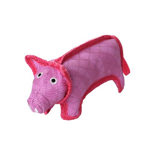 VIP DuraForce Pinky Pig Dog Chew Toy Pink 4"