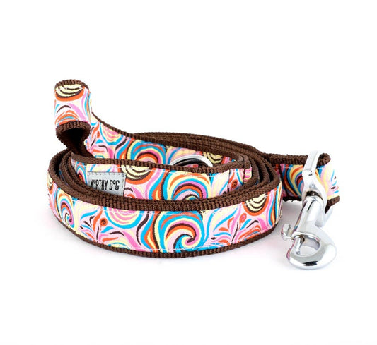 Swirly Lead: Small / Pink
