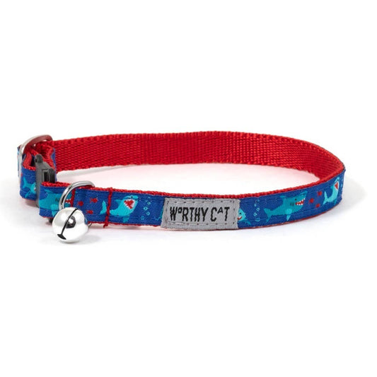 Chomp Cat Collar: One Size Fits Most / Blue