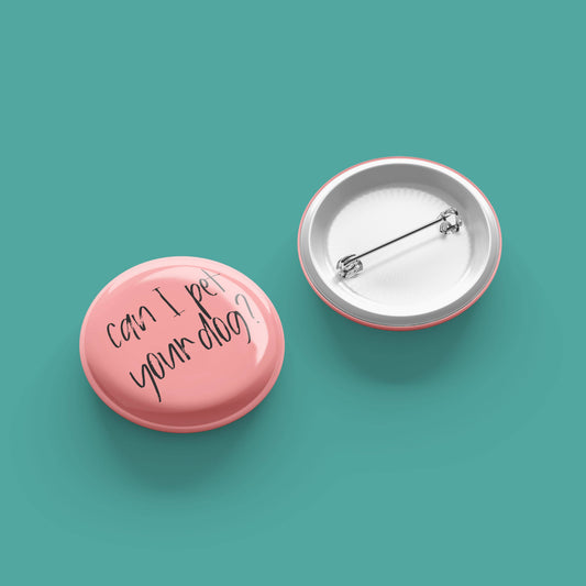 Can I Pet Your Dog Button (3 Pk)