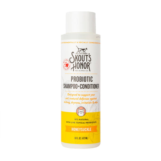 Skout's Honor Cat Shampoo Conditioner Honeysuckle 16oz