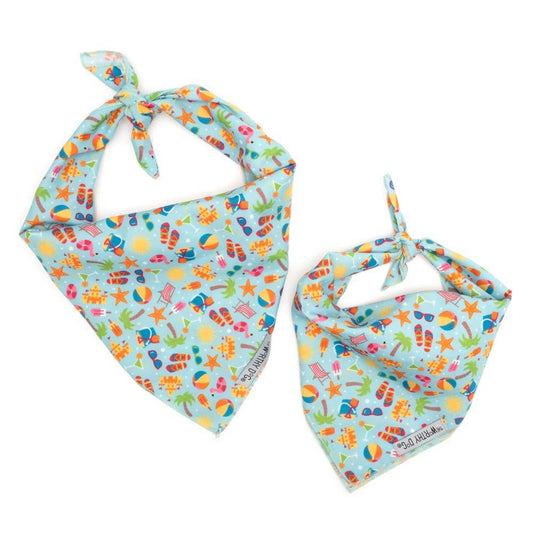 Life's a Beach Bandana: Small / Mint Green