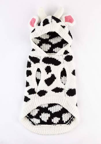 Cow Chenille Sweater