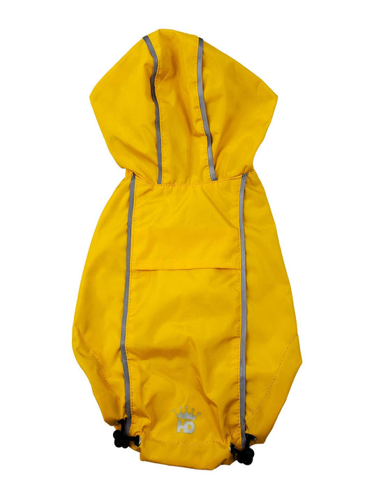 Hip Doggie Reversible Dog Raincoat Yellow/Ducks