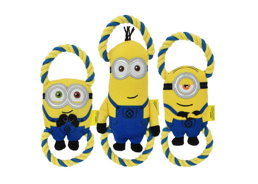 Multipet Minion Double Tug Dog Rope Toy Assrt. 10"