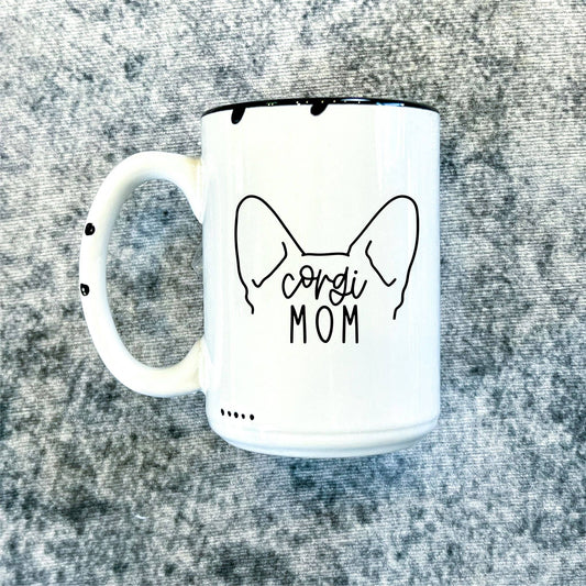 Corgi Mom | Distressed Mug Collection