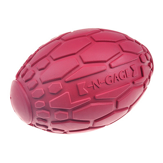N-Gage Squeaker Football Junior 3.5" Red