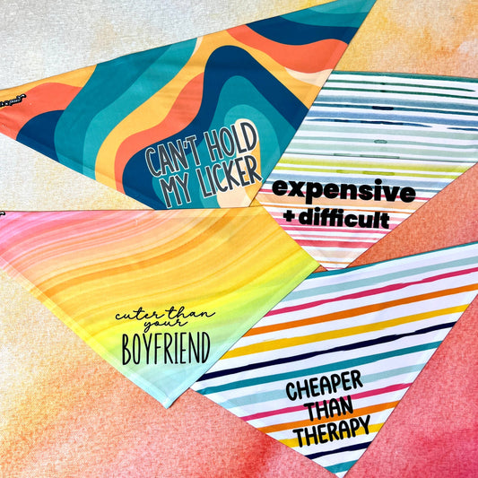 Expensive & Difficult | Funny Dog Bandana