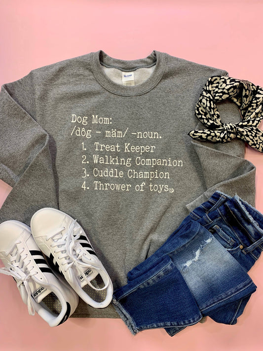 Dog Mom Definition Sweatshirt | DP1021-SP-SS