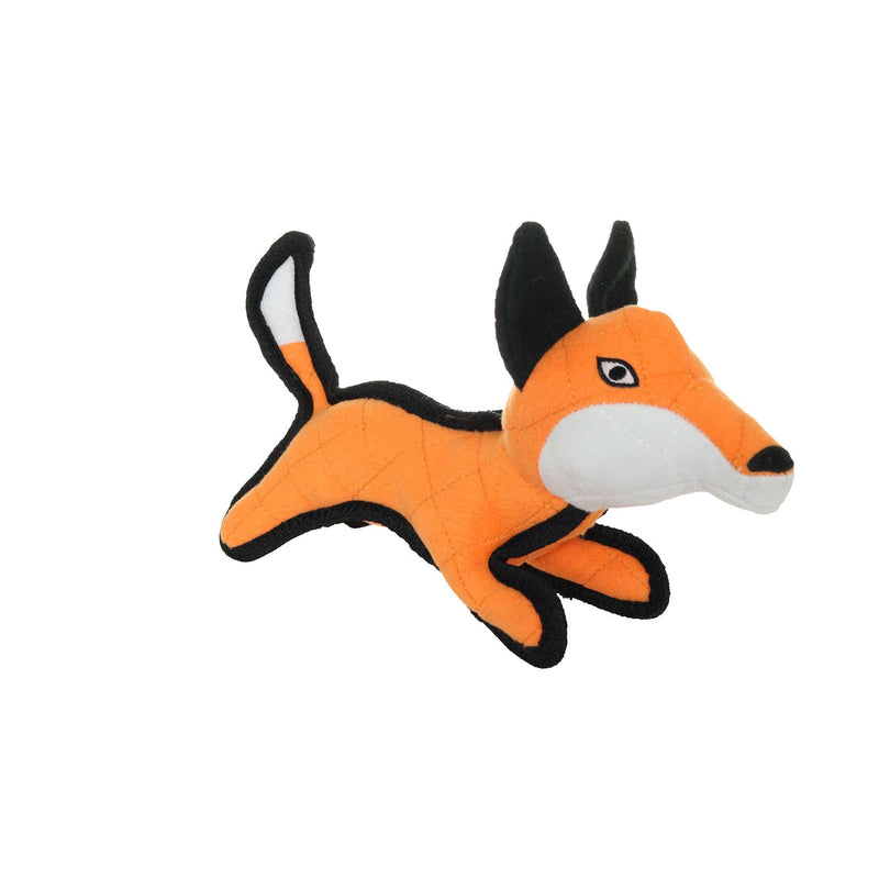 Tuffy Jr Zoo Fox, Durable, Tough, Squeaky Dog Toy