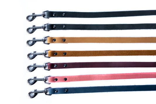 Sport Style Euro Dog Lead: Navy / Large 3/4" Wide 6' Long