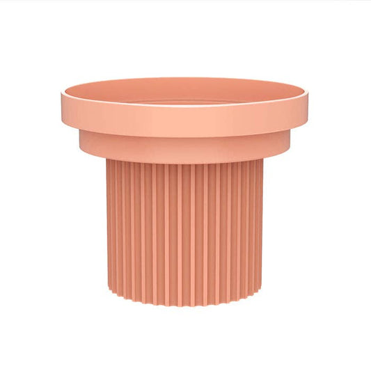 Teeth Party Elevated Feeders: Teeth Party Bowl / Coral Pink