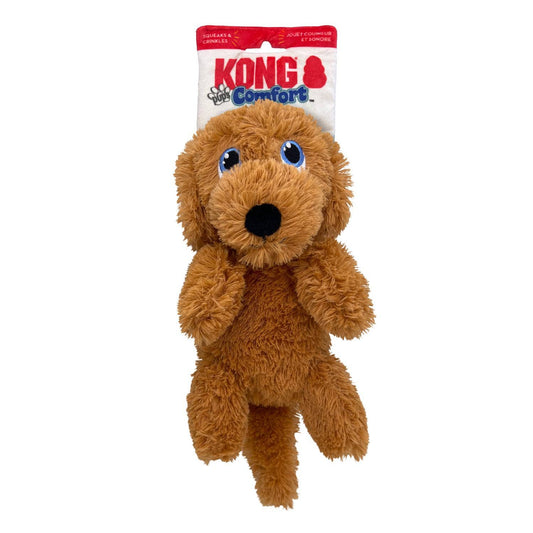 KONG® Comfort Pups Goldie Dog Plush Toy Medium