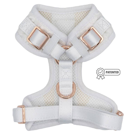 Dog Adjustable Satin & Lace Bride Harness - Pup of Honor