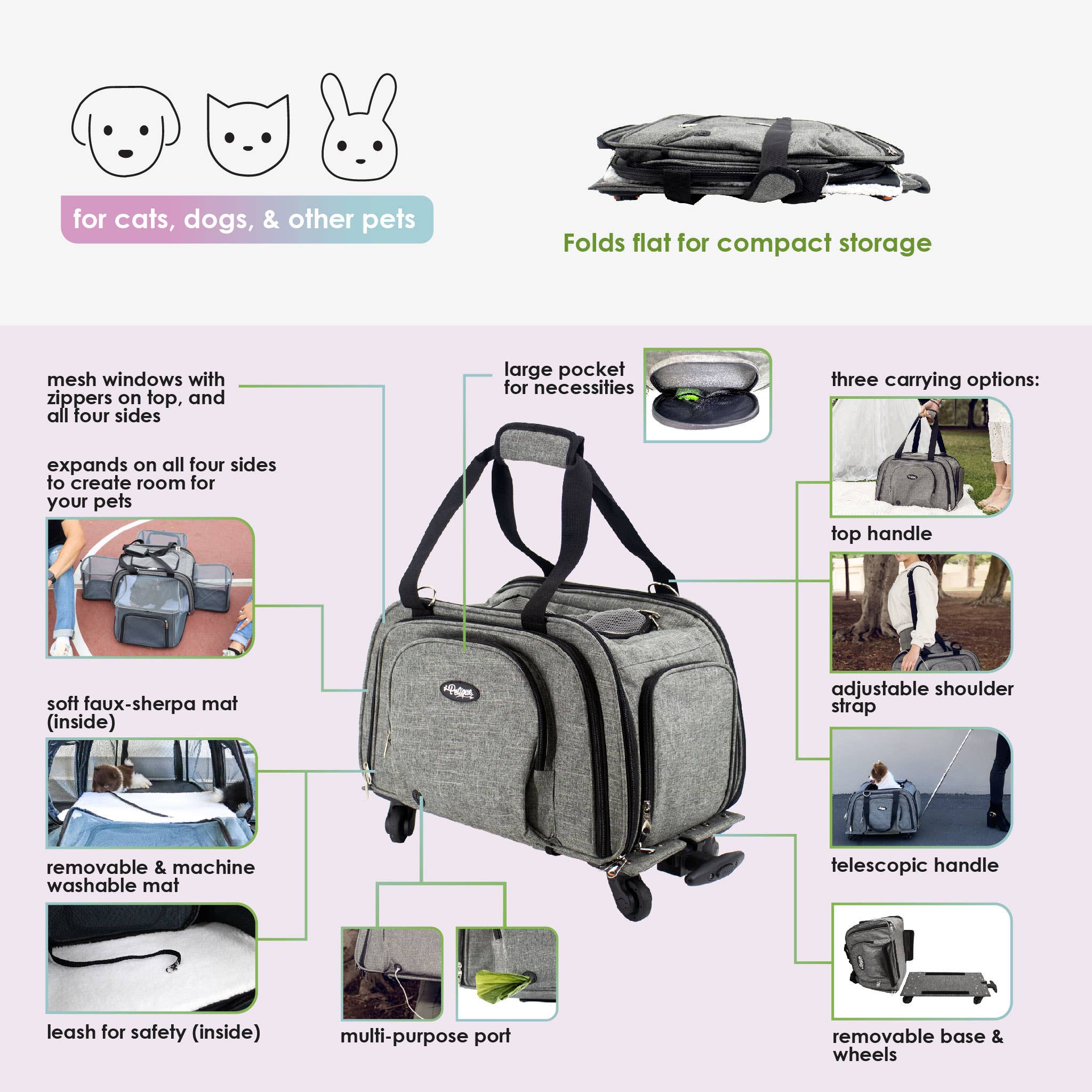 Happy Camper Pet Carrier – Frenchie Tale