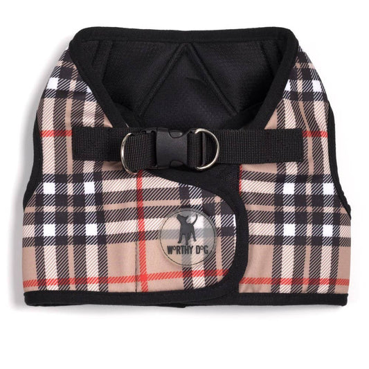 Tan Plaid Sidekick Harness