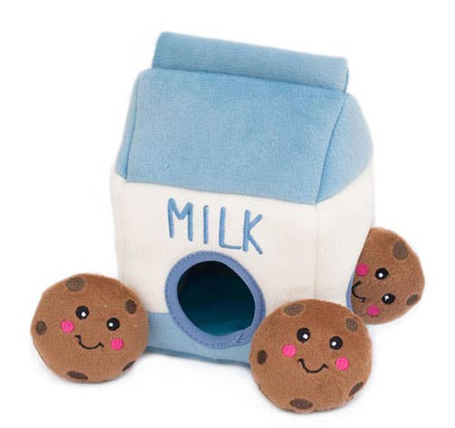 ZippyPaws Zippy Burrow Milk and Cookies