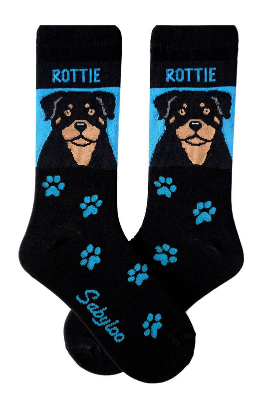 Rottweiler Dog Socks: 10-13