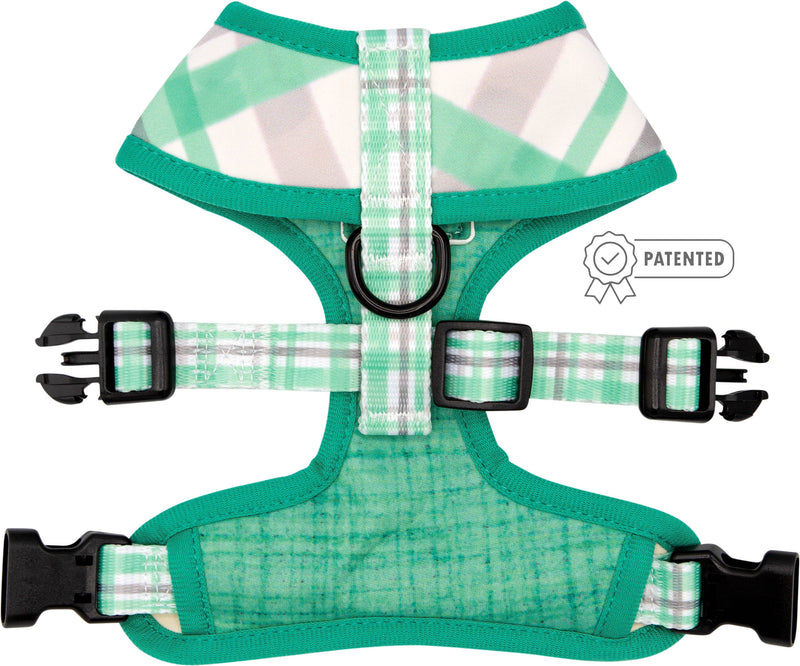 Dog Reversible Harness - Wag Your Teal: XL