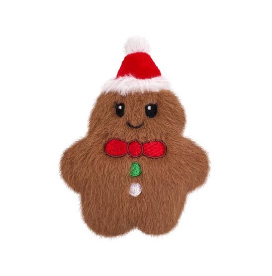 KONG Holiday Snuzzles Mini Gingerbread Brown XS