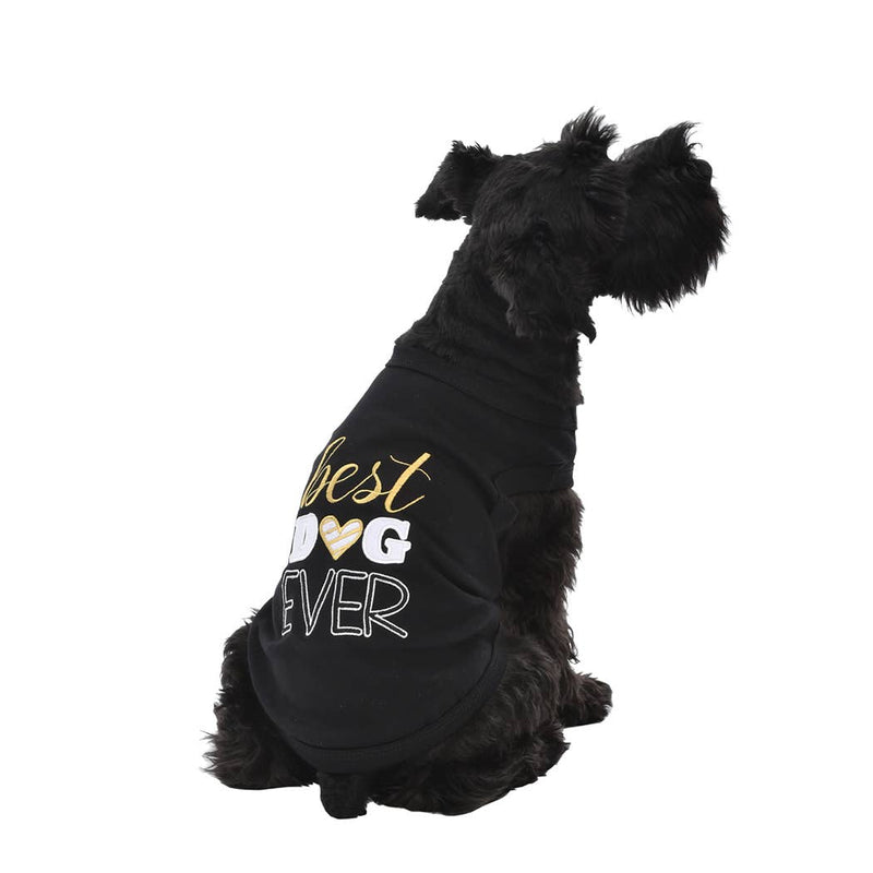 Best Dog Ever - Sleeveless Dog T-Shirt - Black