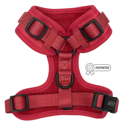 French Rose Adjustable Dog Harness