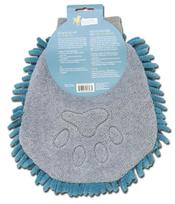 Messy Mutts Chenille Dog Grooming Mitt