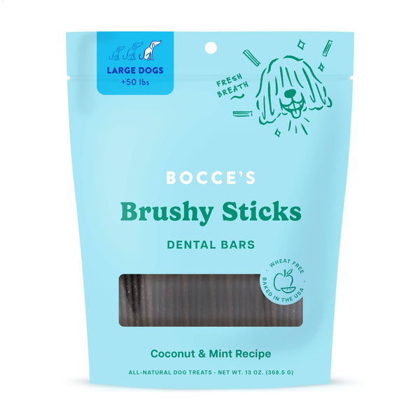 Bocce's Bakery - Dailies Brushy Sticks Dog Dental Treats 13oz: Large