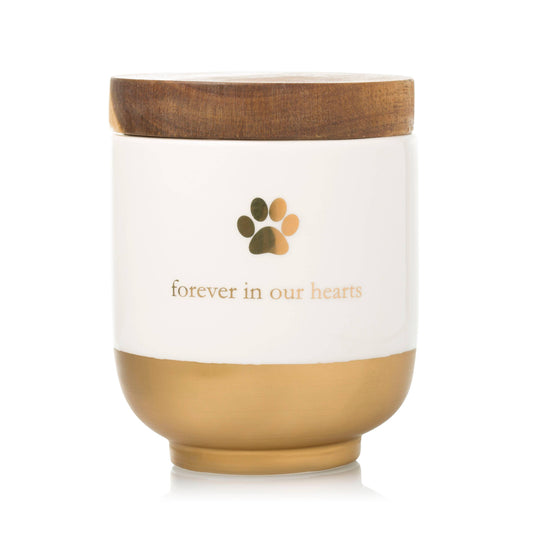 Pearhead Gold Pet Ceramic Urn Memory Jar for Pet Ashes
