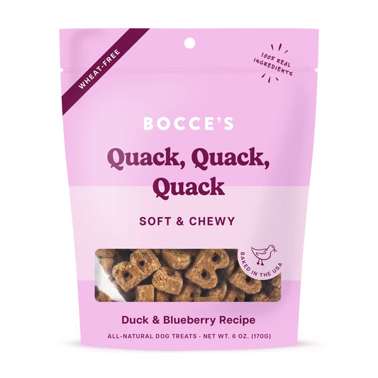 Bocce's Bakery - Quack Quack Quack Soft & Chewy Dog Treats 6oz