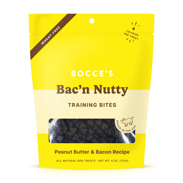 Bocce's Bakery - Bac'N Nutty Training Bites - Dog Treats 6oz