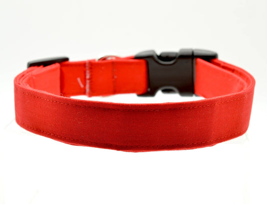 Solid Red Collar: Medium