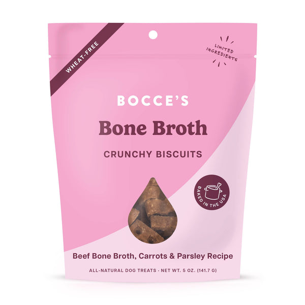 Bocce's Bakery - Bone Broth Biscuits Dog Treats 5oz