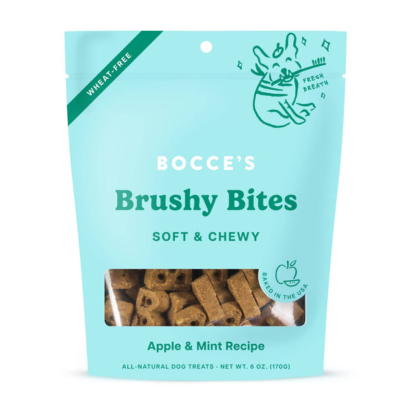 Bocce's Bakery - Dailies Brushy Bites Soft & Chewy Treats 6oz